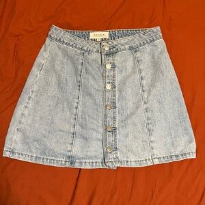 PacSun Blue Mini Skirt Casual Denim